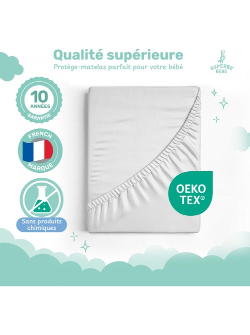 Protège matelas bébé imperméable 90X190 | SUPERBE BEBE - Kiabi Protège matelas bébé imperméable 90X190 | SUPERBE BEBE - Kiabi