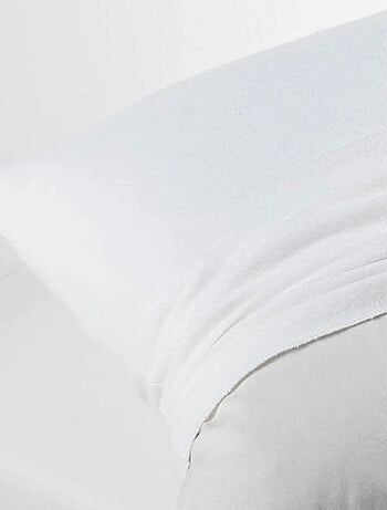 Protège oreiller molleton 100% coton