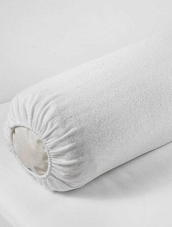 Protège traversin molleton 100% coton