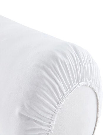 Protège traversin polyester promo linge