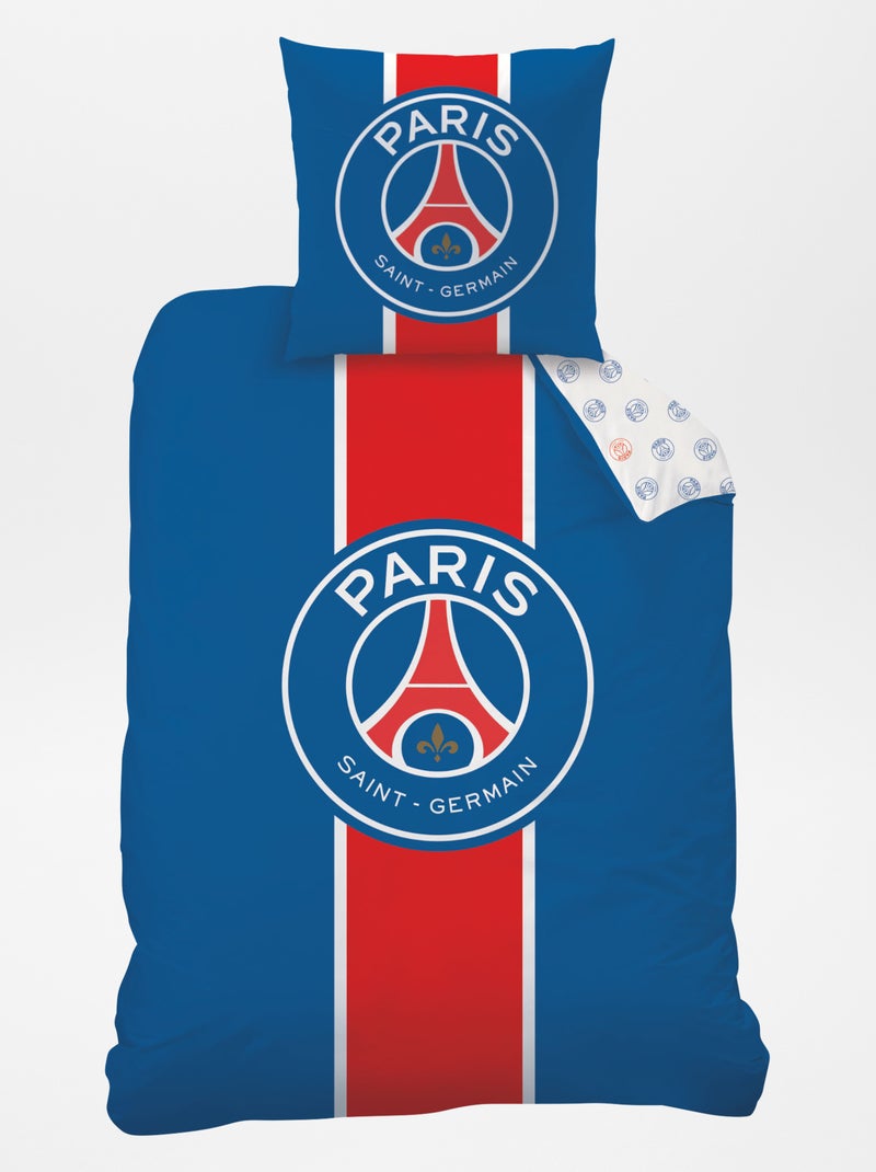 PSG-dekbedset - 1-persoonsbed BLAUW - Kiabi
