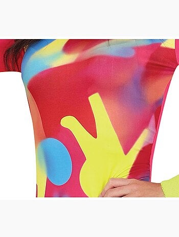Psychedelisch aerobicskostuum uit de jaren 80