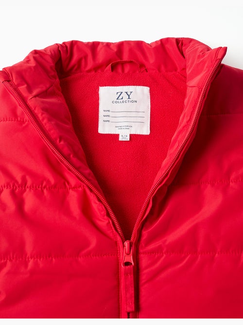 Puffer bodywarmer met poolfleece voering en zakken - Kiabi Puffer bodywarmer met poolfleece voering en zakken - Kiabi