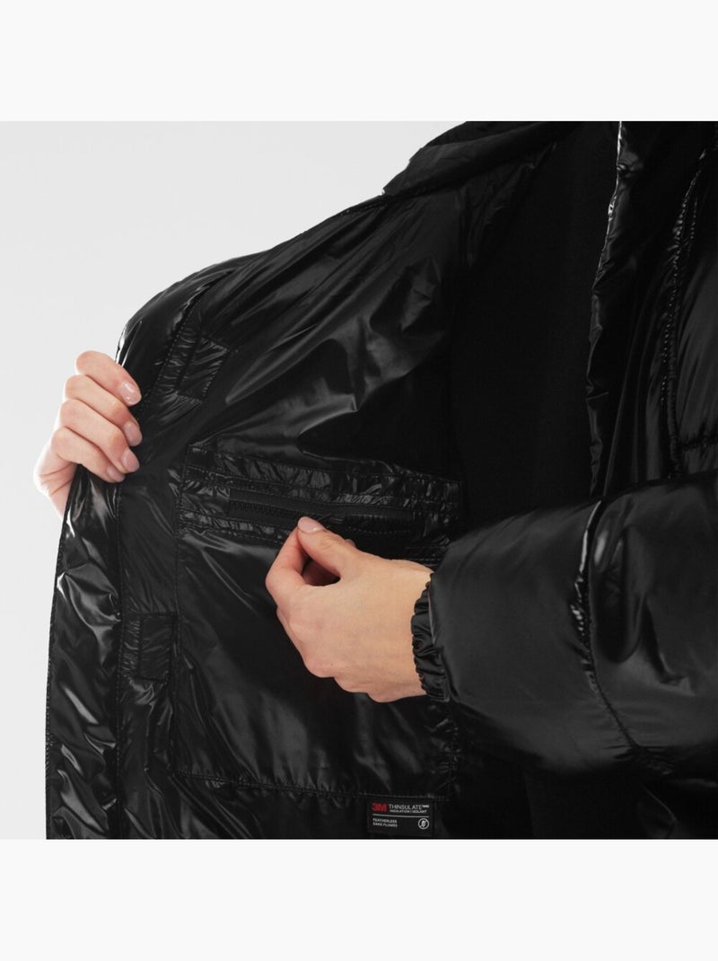 Puffer jack dames Zwart - Kiabi