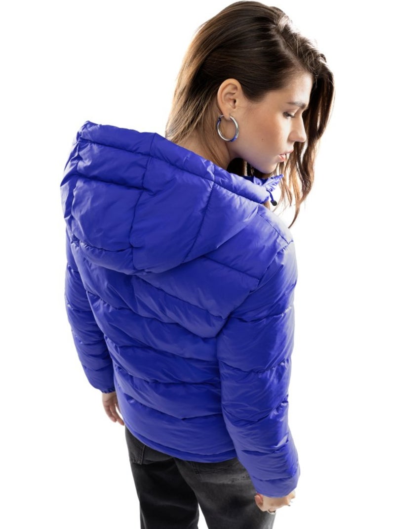 Pufferjas dames Blauw - Kiabi