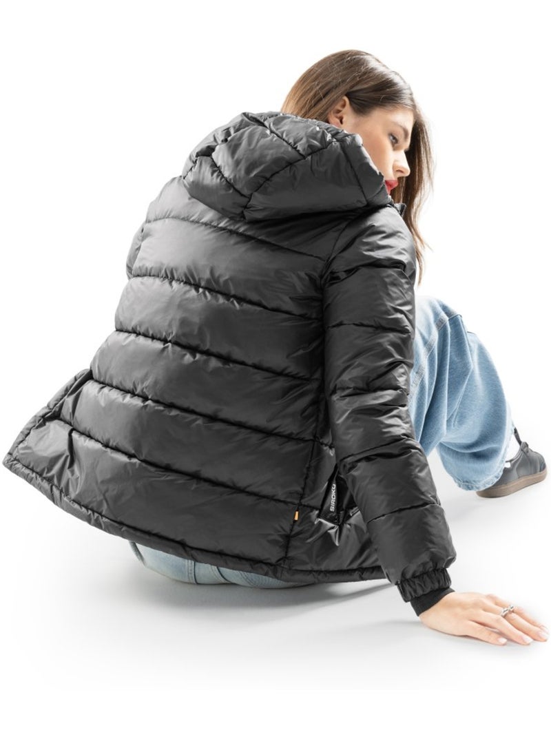Pufferjas dames Zwart - Kiabi