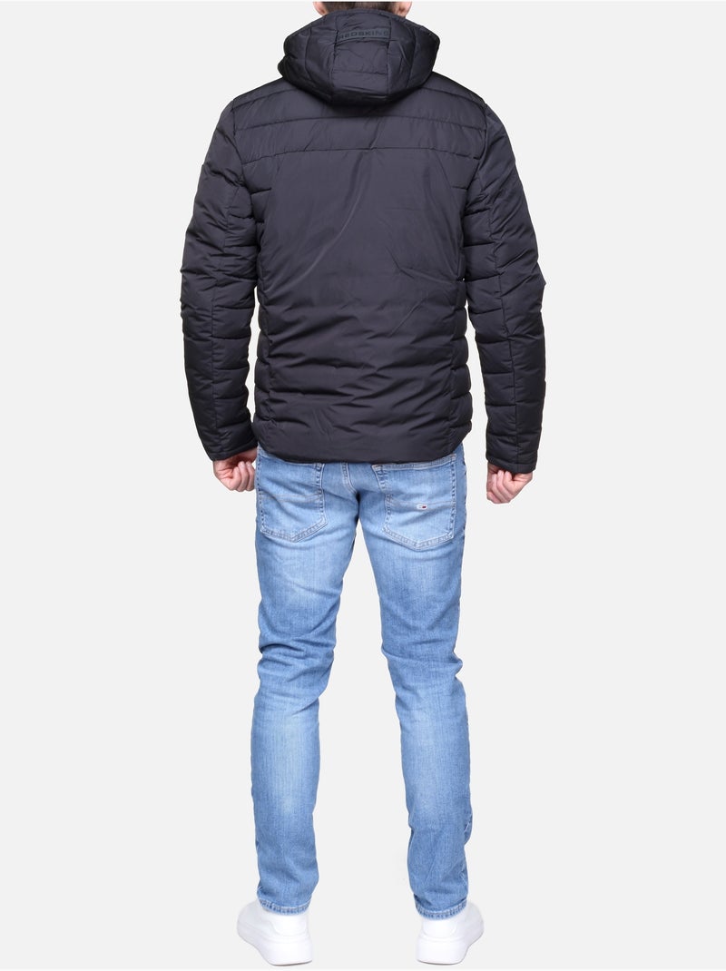 Puffjack met capuchon - Redskins Zwart - Kiabi