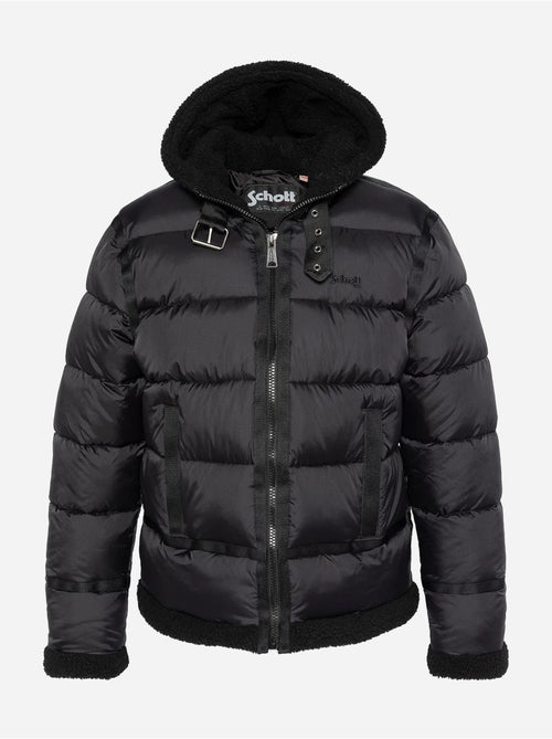 Puffjack met capuchon - schott - Kiabi