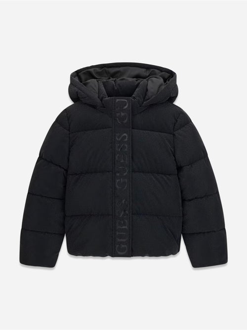 Puffjacket met capuchon - guess kids - Kiabi Puffjacket met capuchon - guess kids - Kiabi