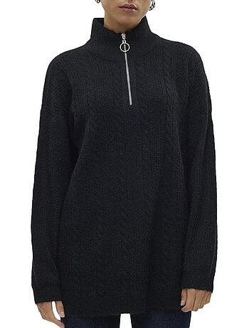 Pull 1/4 Zip Femme Vero Moda