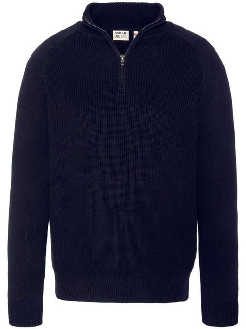 Pull 1/4 zip Homme Schott - Kiabi Pull 1/4 zip Homme Schott - Kiabi