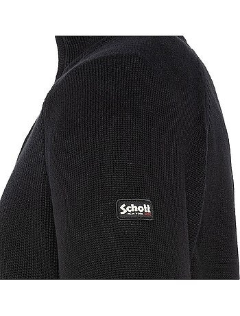 Pull 1/4 zip homme schott