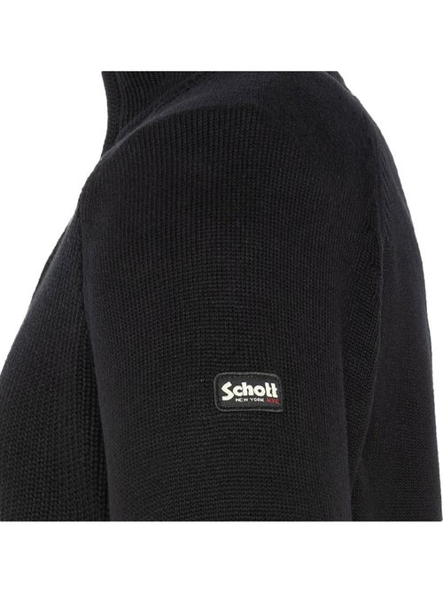 Pull 1/4 zip Homme Schott - Kiabi Pull 1/4 zip Homme Schott - Kiabi