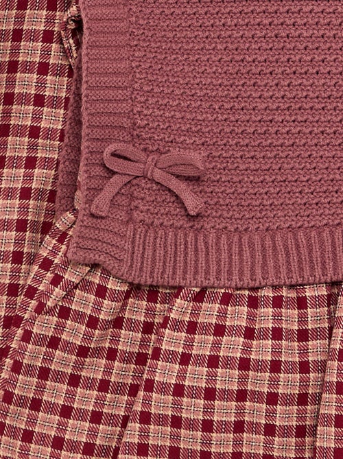 Pull 2 en 1 effet blouse - Kiabi