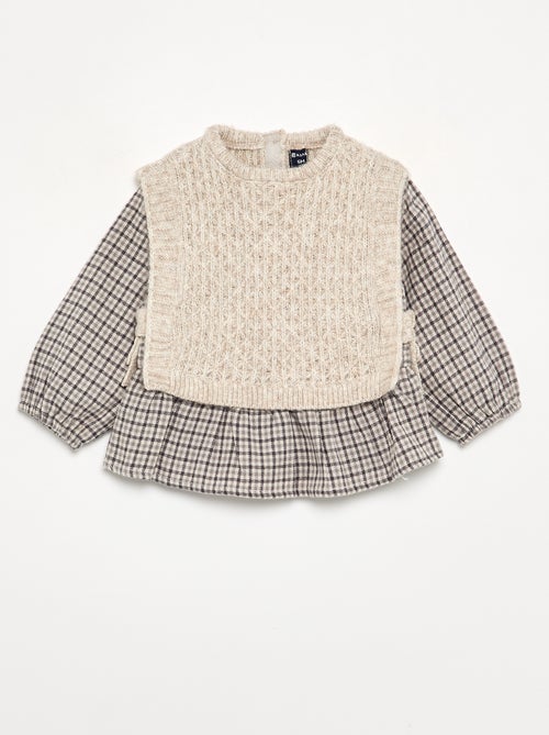 Pull 2 en 1 - Kiabi