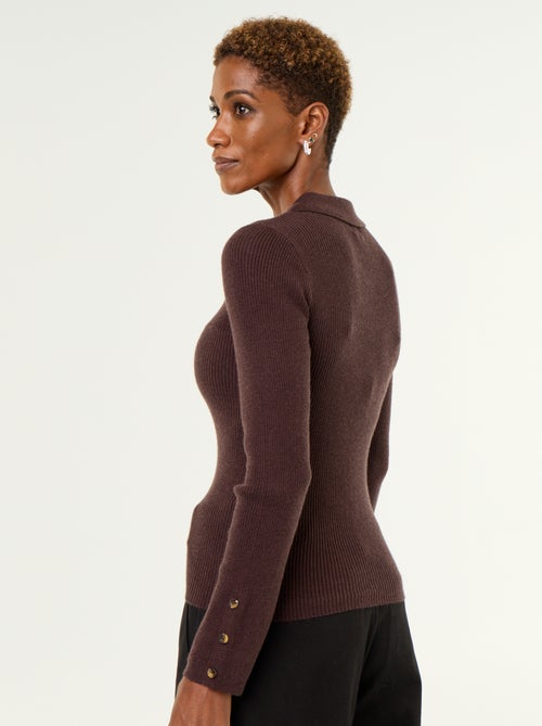 Pull à col polo - Kiabi