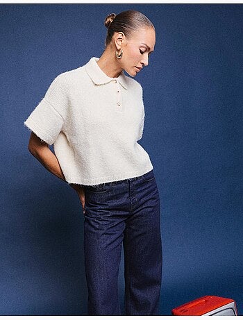 Pull à col polo, mo fashion