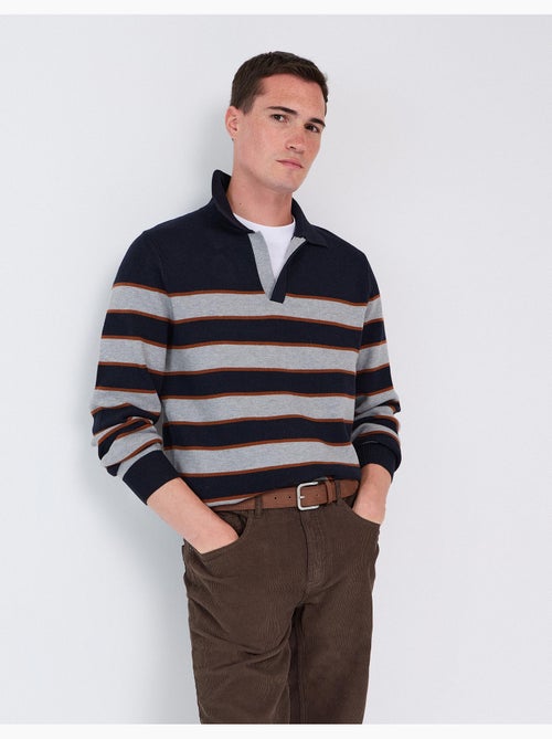 Pull à col polo, mo fashion - Kiabi