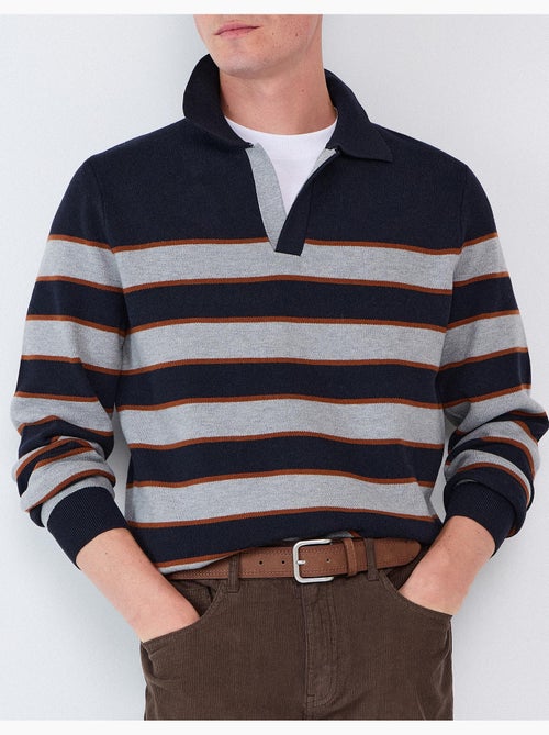 Pull à col polo, mo fashion - Kiabi