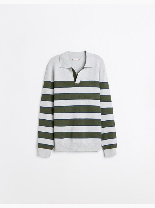 Pull à col polo, mo fashion - Kiabi Pull à col polo, mo fashion - Kiabi