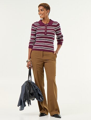 Pull à col polo