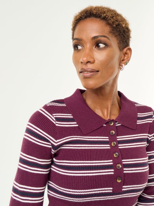 Pull à col polo - Kiabi