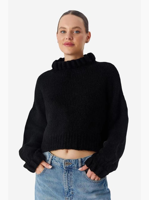 Pull à col roulé mi-long coupe décontractée mixray - Kiabi