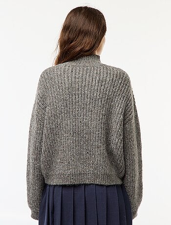 Pull à grosse maille
