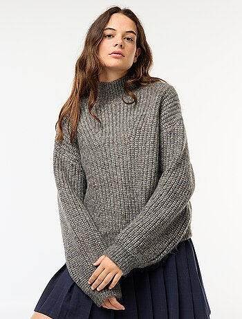 Pull à grosse maille