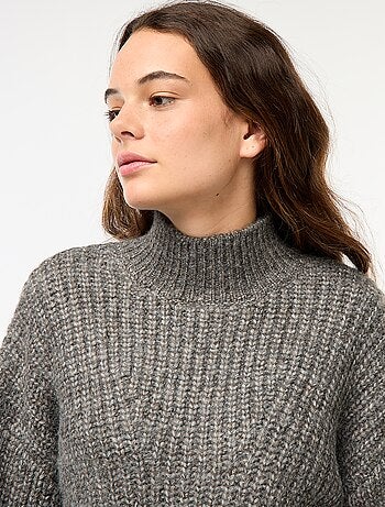 Pull à grosse maille