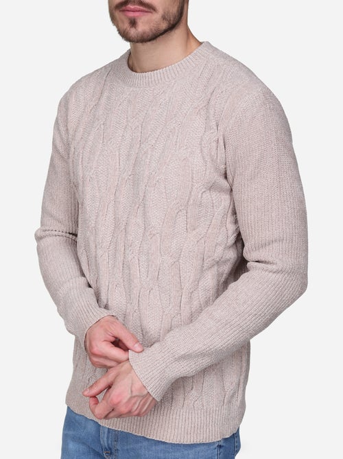 Pull à maille torsadée - Kenzarro - Kiabi