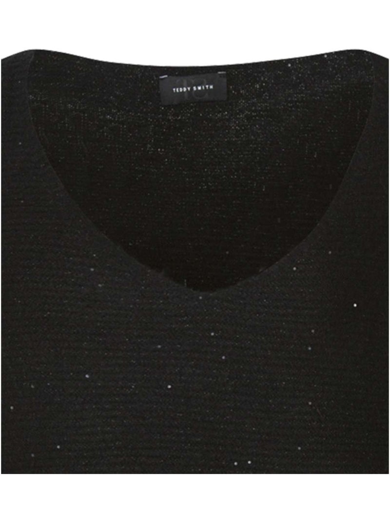 Pull à Paillette Argenté Femme Teddy Smith Prachel Noir - Kiabi