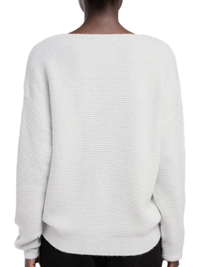 Pull à Paillette Femme Teddy Smith Blanc - Kiabi
