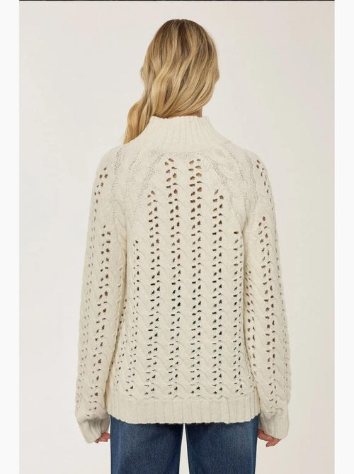Pull ajouré coupe régulière hiccup - Kiabi Pull ajouré coupe régulière hiccup - Kiabi