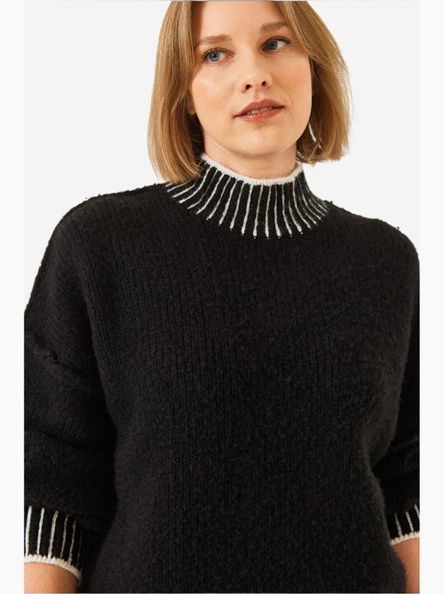 Pull ample en maille à motifs lucci - Kiabi