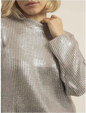 Pull aspect métalisé ketura