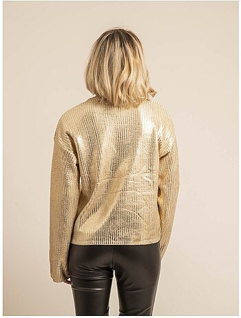 Pull aspect métalisé ketura