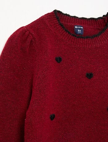 Pull avec 'Cœurs' devant