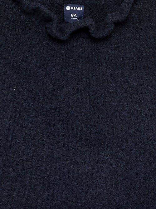 Pull avec col montant ondulé - Kiabi