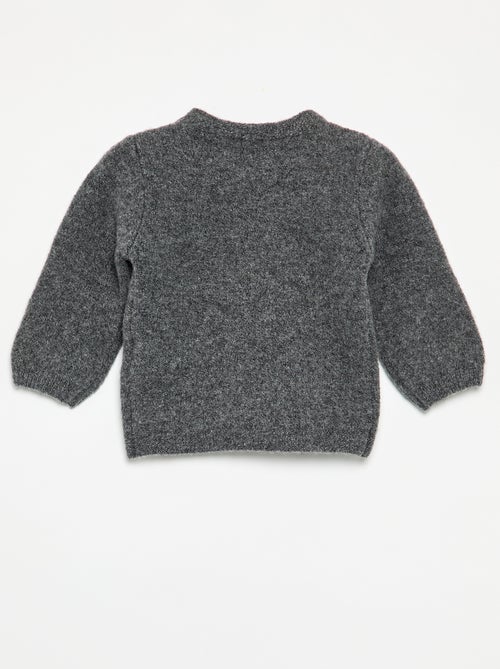 Pull avec grand nœud en dentelle - Kiabi