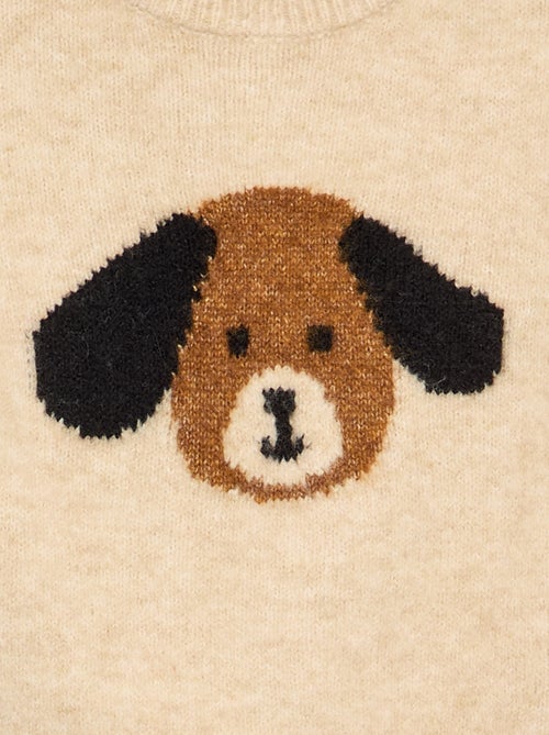 Pull avec imprimé chien - Kiabi