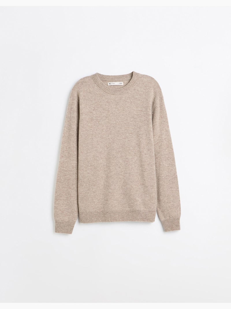 Pull avec mélange de laine, mo fashion Beige - Kiabi