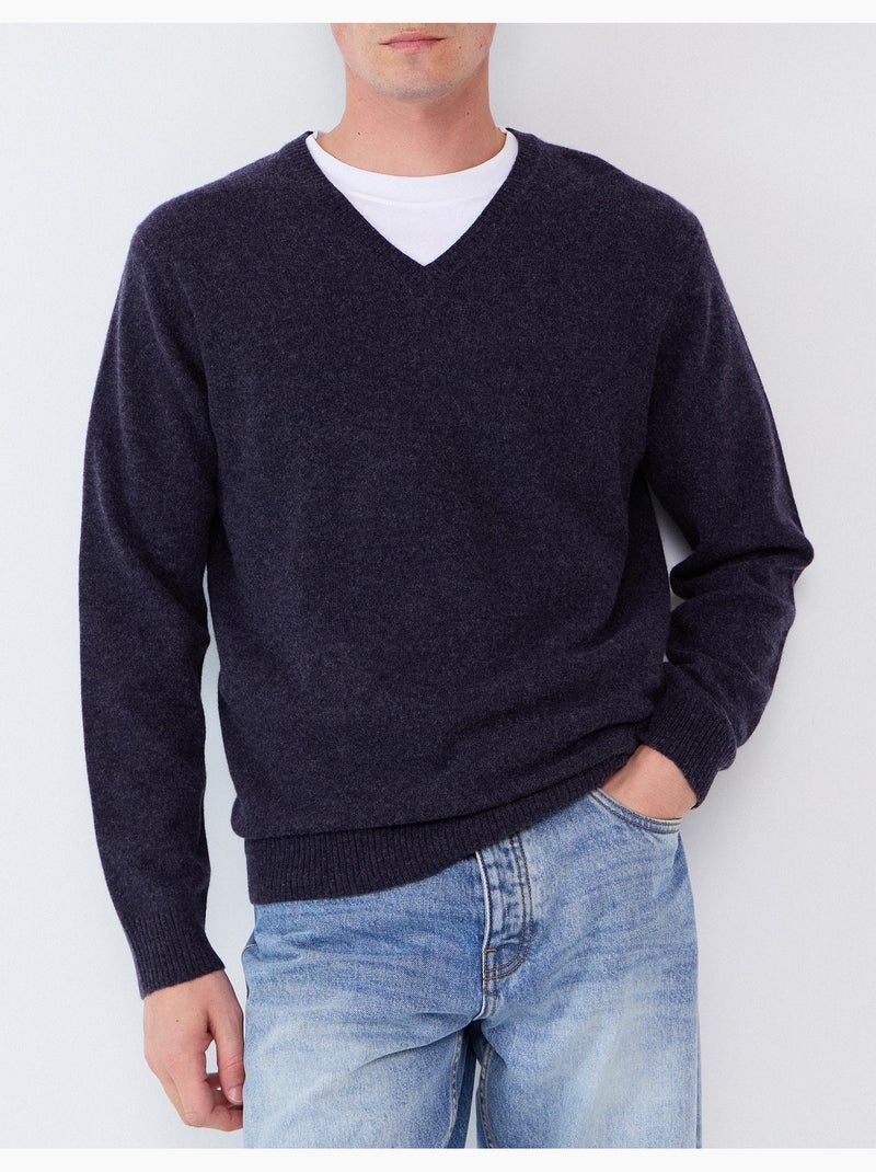 Pull avec mélange de laine, mo fashion Bleu - Kiabi