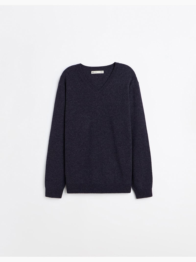 Pull avec mélange de laine, mo fashion Bleu - Kiabi