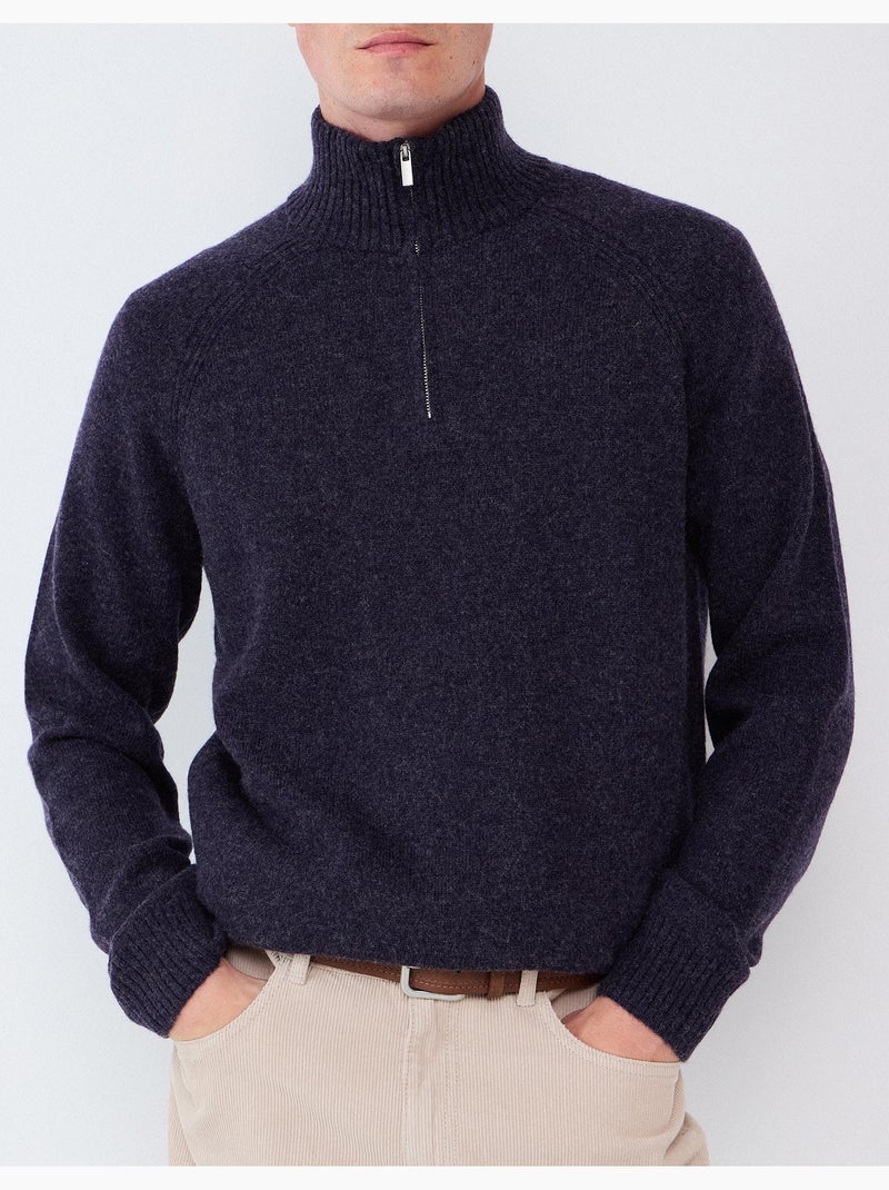 Pull avec mélange de laine, mo fashion Bleu - Kiabi