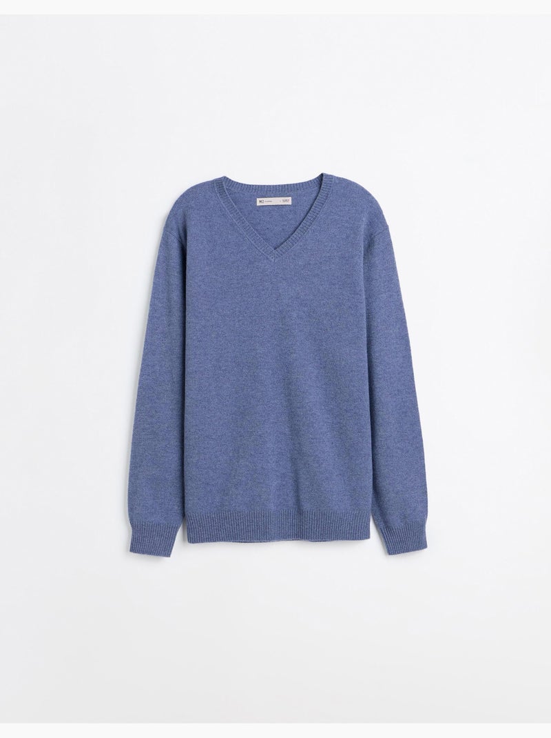 Pull avec mélange de laine, mo fashion Bleu - Kiabi