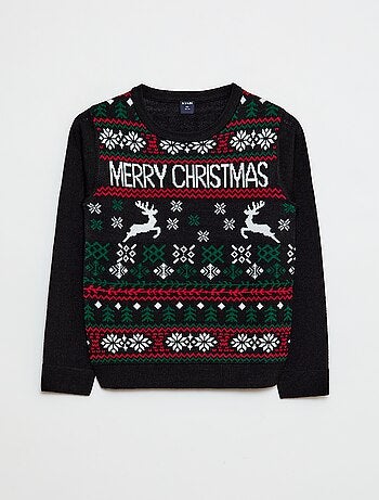 Pull avec motif de Noël