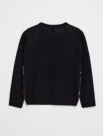 Pull avec motif de Noël