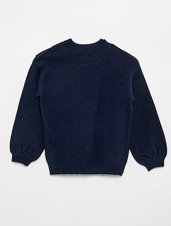 Pull avec ouverture épaule aimantée