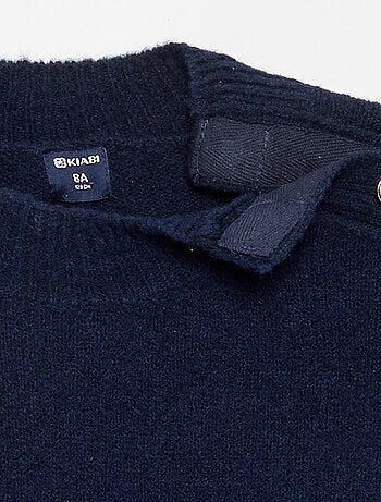 Pull avec ouverture épaule aimantée